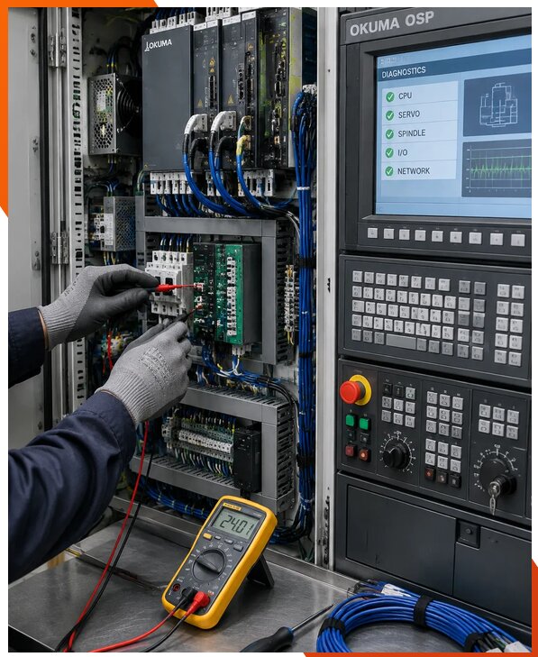 Ремонт систем ЧПУ Okuma OSP в Вязниках